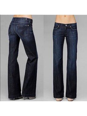 NWT 7 For All Mankind  Dojo Flare Leg Jeans Women’s Size 32  U115B380S